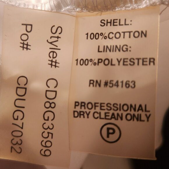 G1 So pretty Calvin Klein cotton eyelet dress, lined, back zip lovely 4 summer - Picture 5 of 11